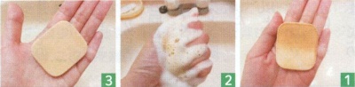 メイク用品の洗浄も石けんで!